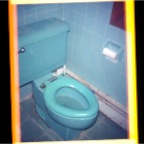 Blue Toilet